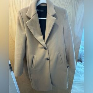 Zara Women's Camel Trench Coat
